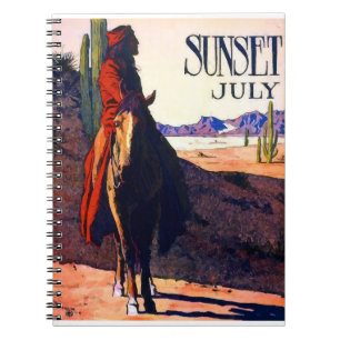 Caderno Espiral Maynard Dixon Sunset julho