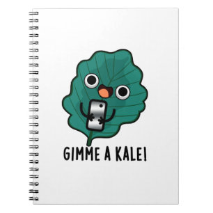 Caderno Espiral Me Dá Um Trocadilho Divertido de Couve