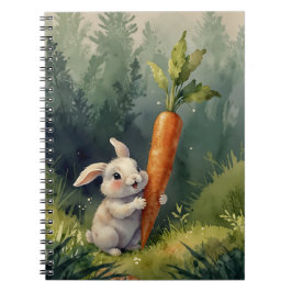 Caderno Espiral Meadow Bunny Dreams: Notebook Whimsical