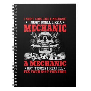 Caderno Espiral Mecânica, Eu Poderia Parecer Mecânica