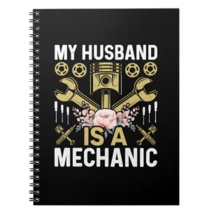 Caderno Espiral Mecânico Meu Marido É Mecânico