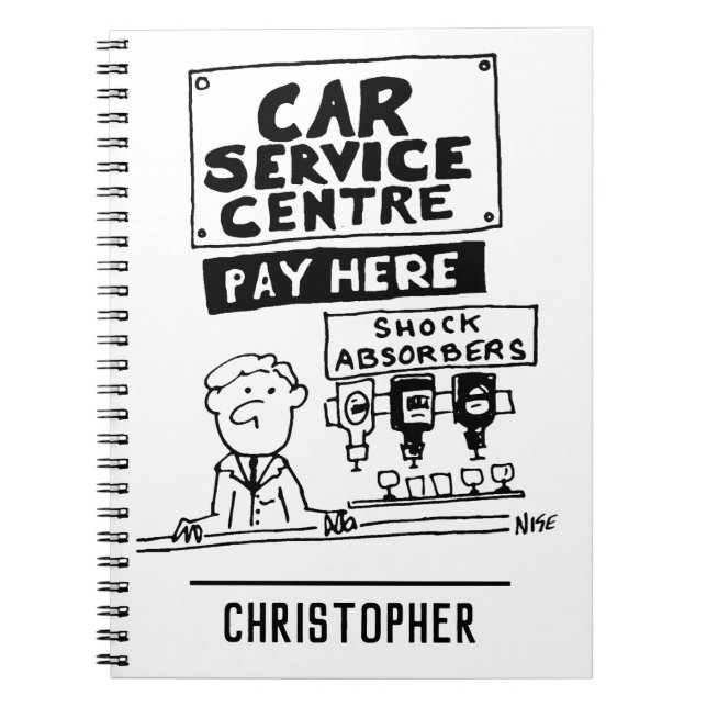 Caderno Espiral Mecanismos do Centro de Serviços Automáticos e Abs (Frente)