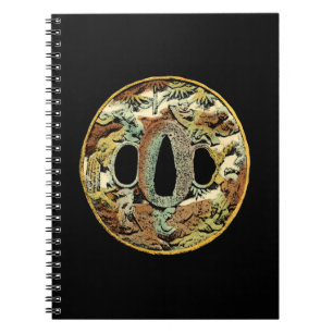 Caderno Espiral Medalhão Asiático Iluminado pelo Vision Studio