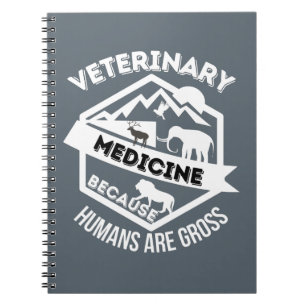 Caderno Espiral Medicina Veterinária Porque o Homem é Bruto