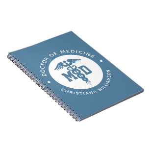 Caderno Espiral Médico de Medicina Médico Personalizado