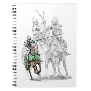 Caderno Espiral Medieval Renaissance Knights