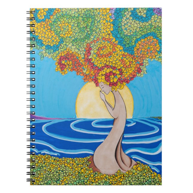 Caderno Espiral Meditação de passeio (Frente)