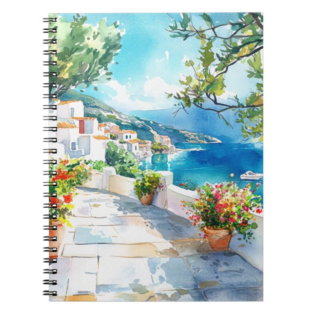 Caderno Espiral Mediterranean Summer (Frente)