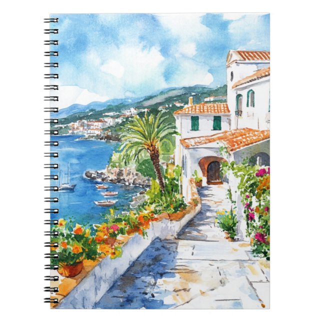 Caderno Espiral Mediterranean Summer (Frente)