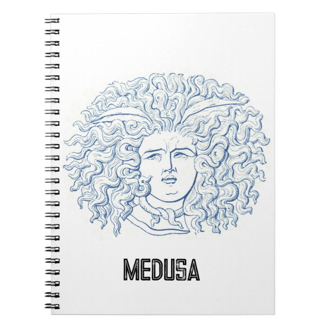 Caderno Espiral Medusa - Cabeça (Frente)