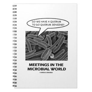 Caderno Espiral Meetings In The Microbial World (Quorum Sensing)
