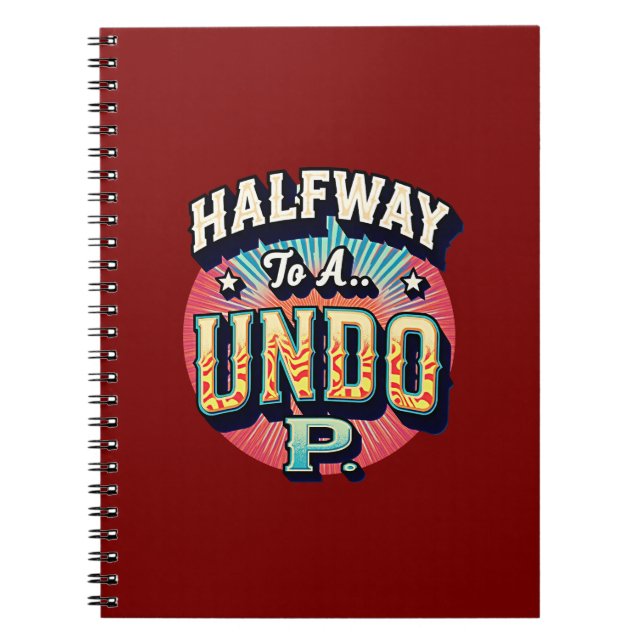 Caderno Espiral Meio caminho para um Hundo - 50º Aniversário (Frente)