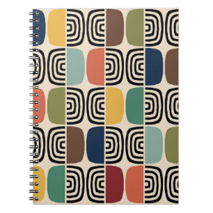 Caderno Espiral Meio século Moderna Era Atômica