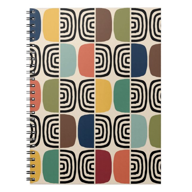 Caderno Espiral Meio século Moderna Era Atômica (Frente)