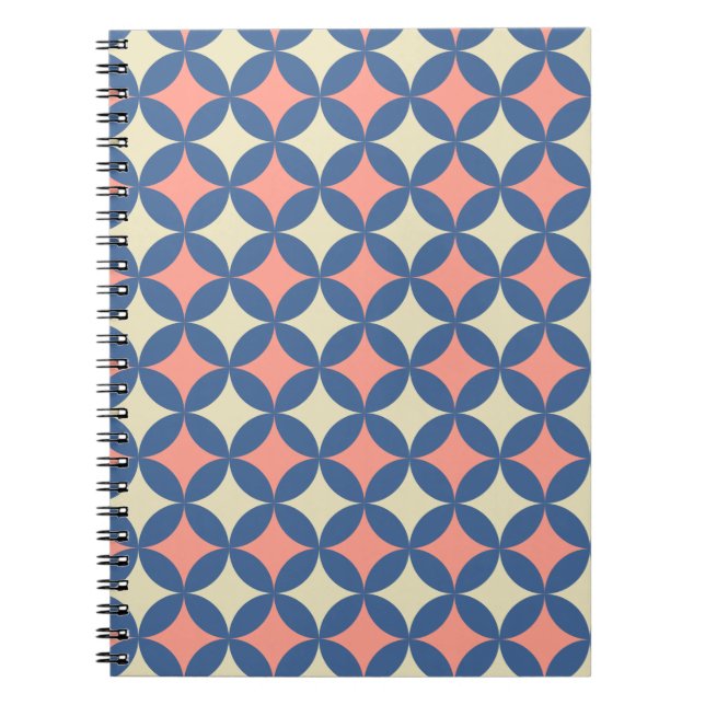Caderno Espiral Meios séculos Retrovisores Círculos Modernos (Frente)