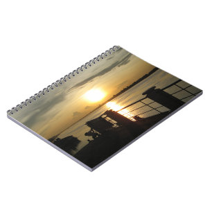 Caderno Espiral Mekong River Sunset ... Nong Khai, Isaan, Tailândi