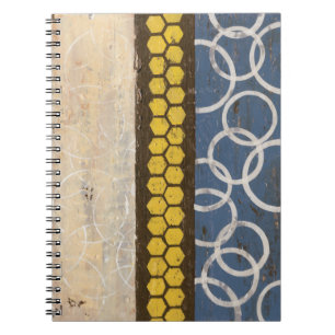 Caderno Espiral Mel Comb Abstrato I