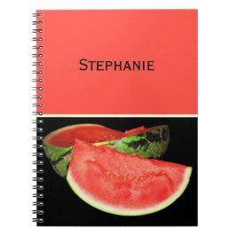 Caderno Espiral Melancia vermelha