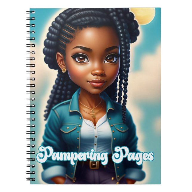 CADERNO ESPIRAL MELANIN INSPIROU O NOTEBOOK ESPIRAL DE 80 PÁGINAS (Frente)