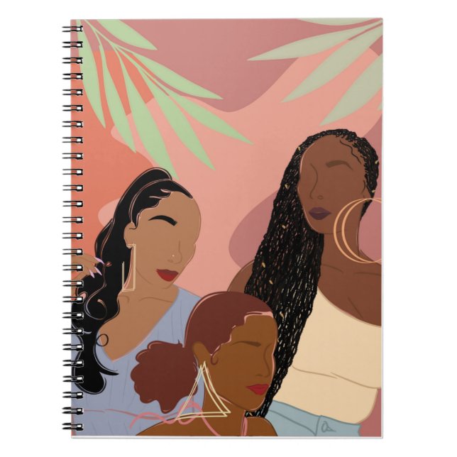 Caderno Espiral Melanin Vibes II (Frente)