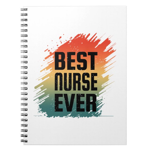 CADERNO ESPIRAL MELHOR ENFERMEIRA DE TODAS (Frente)