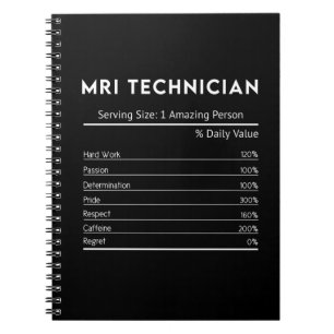 Caderno Espiral Melhor ideia de presente para a Mri Technician