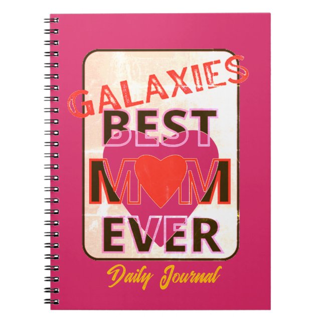 Caderno Espiral Melhor mãe da galáxia (Frente)