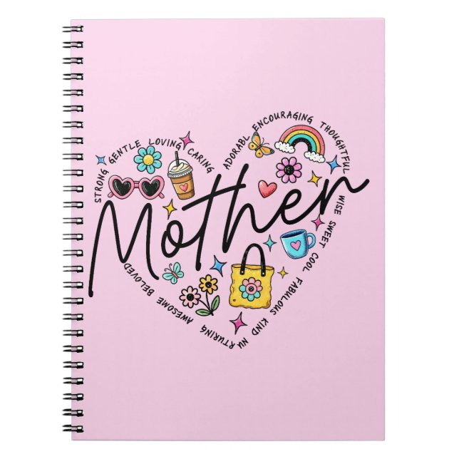 Caderno Espiral Melhor Mãe de Todos os Tempos  (Frente)