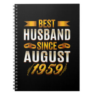 Caderno Espiral Melhor Marido Desde Agosto De 1959 - Engraçado 61r