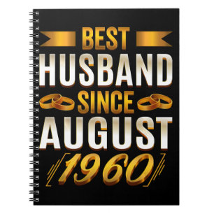Caderno Espiral Melhor Marido Desde o 60º Aniversário Engraçado
