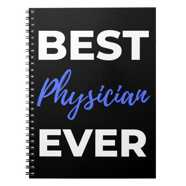 Caderno Espiral Melhor Médico Nunca (Frente)
