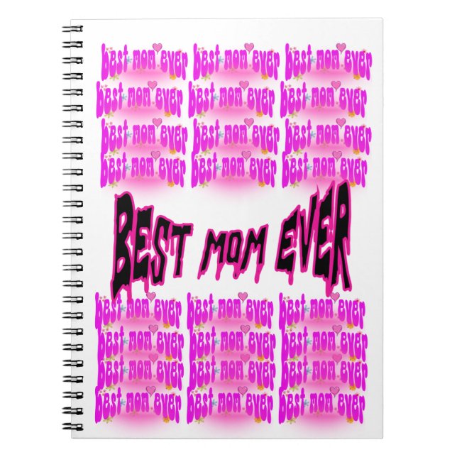 Caderno Espiral Melhor Notebook Espiral Da Mãe - Presente De Dia d (Frente)