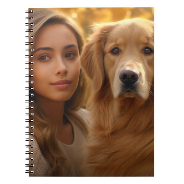 Caderno Espiral Melhor ouro Cachorro Que Já Chegou (Frente)