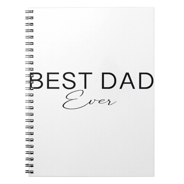 Caderno Espiral melhor pai (Frente)