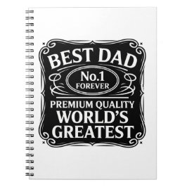Caderno Espiral Melhor Pai do Mundo