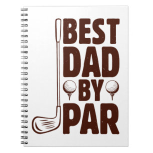 Caderno Espiral Melhor Pai Do Pai Par Golf