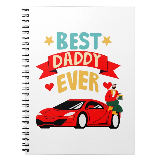 Caderno Espiral Melhor Papai de Todos (Frente)