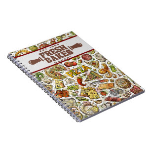 Caderno Espiral Melhor Pizza Moderna da Cidade Profissional