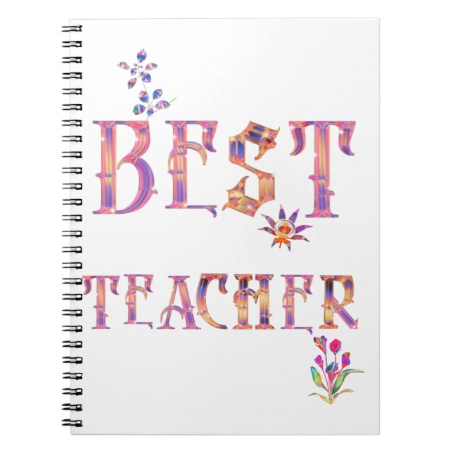 Caderno Espiral Melhor Professora (Frente)