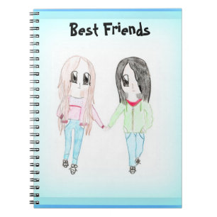 Caderno Espiral Melhores amigos