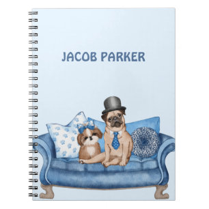 Caderno Espiral Melhores Amigos no Notebook do Sofá