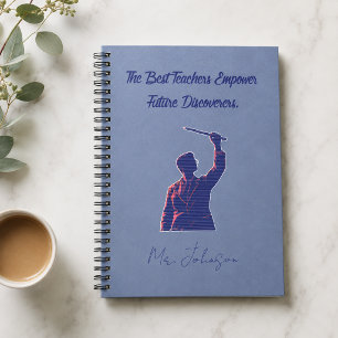 Caderno Espiral Melhores Professores Empoderam Futuros Descobridor