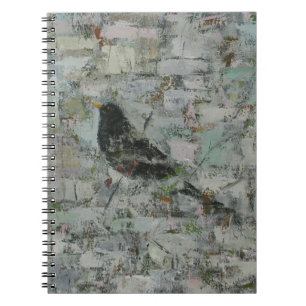 Caderno Espiral Melro na árvore