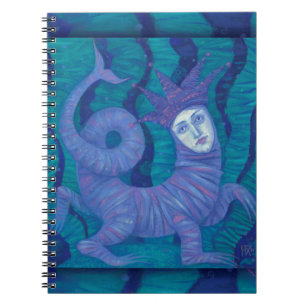 Caderno Espiral Melusine, Melusina, fantasia, surreal, aguardente 