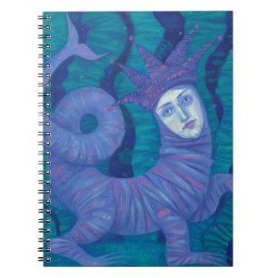 Caderno Espiral Melusine, Melusina, fantasia, surreal, aguardente