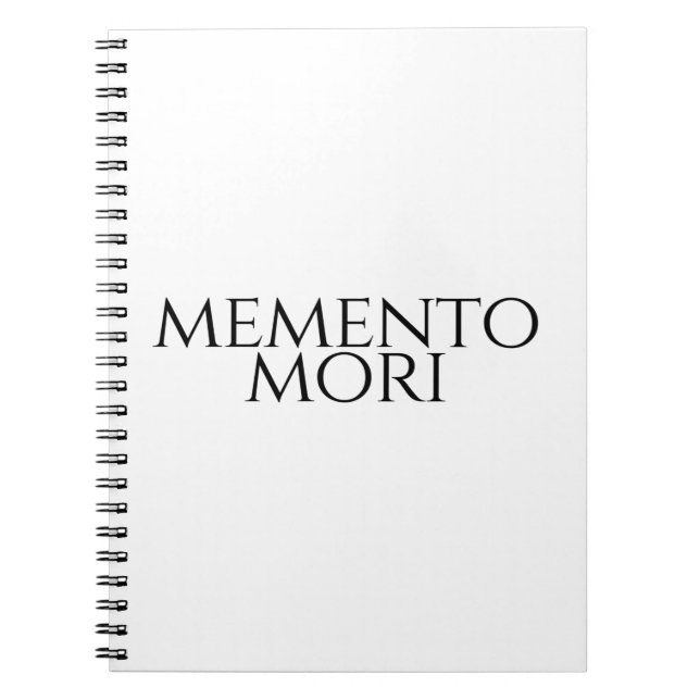 Caderno Espiral Memento Mori (Frente)