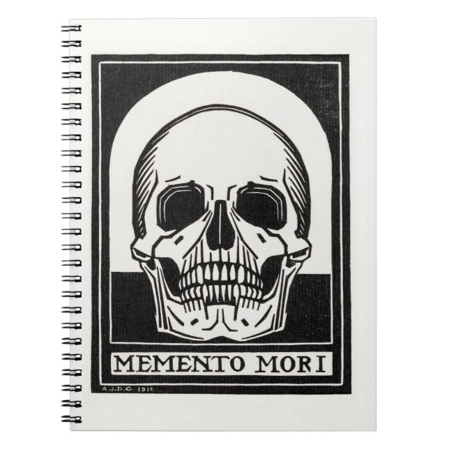 Caderno Espiral Memento Mori (Frente)
