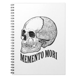 Caderno Espiral Memento mori