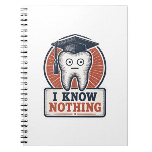 Caderno Espiral Memes do Dente Engraçado Não Sei de Nada