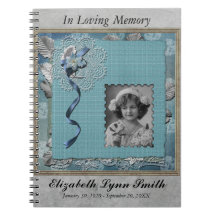 Memorial fúnebre Guestbook personalizado da foto